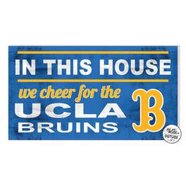Jardine - UCLA Bruins 11'' x 20'' Indoor/Outdoor In This House Sign - Blue