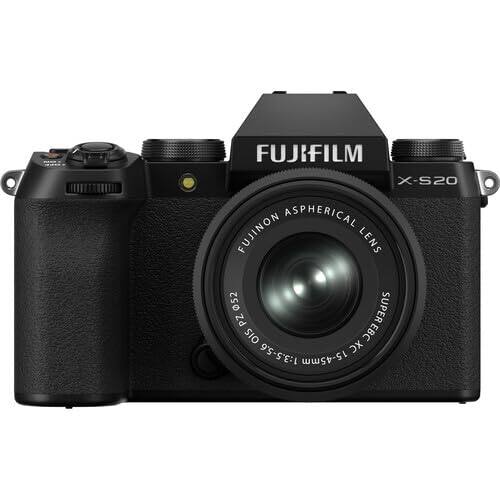 FUJIFILM X-S20 ASPHERICAL FUJINON LENS  
052 SUPER PZ OIS EBC  
1:3.5-5.6 XC  
15-45mm