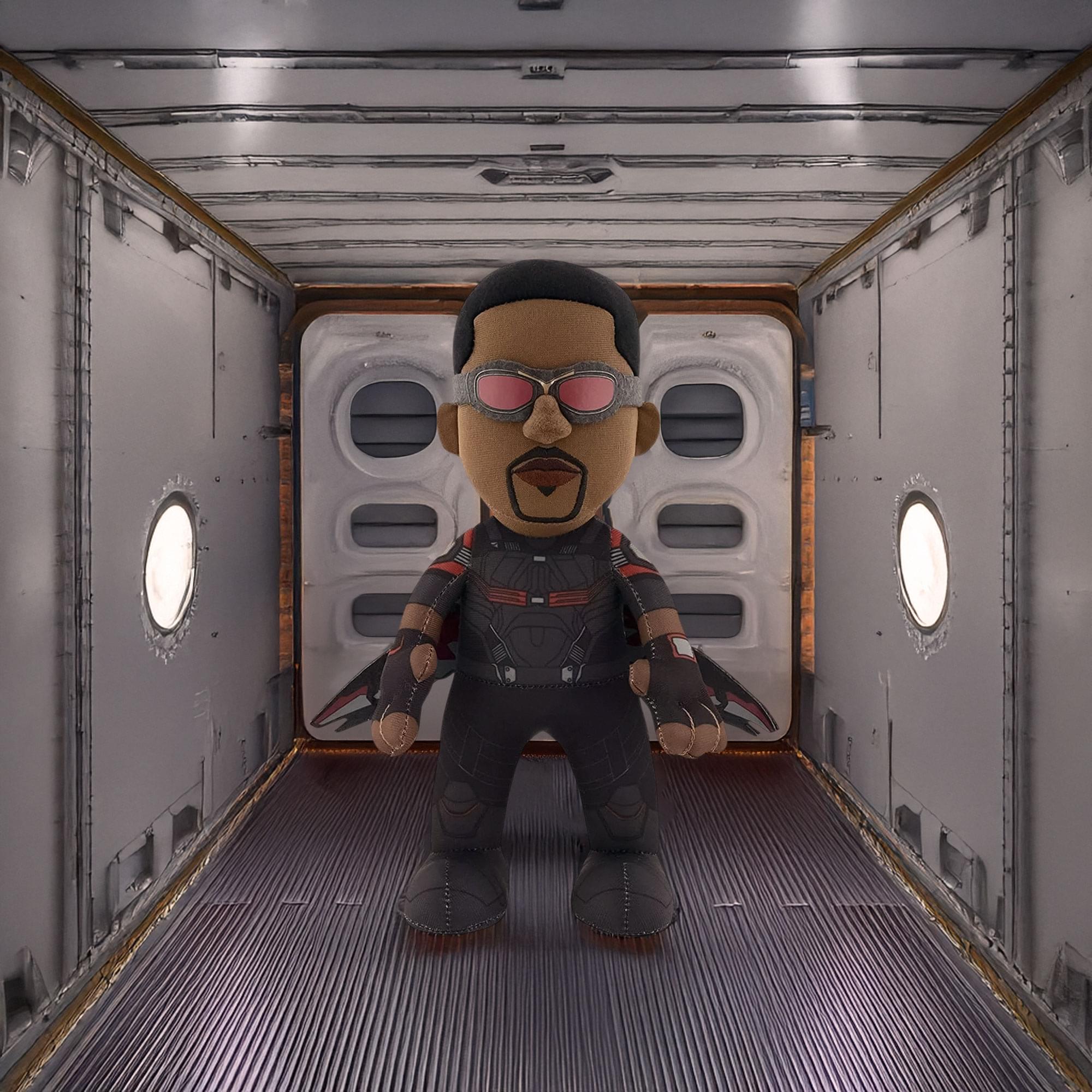 Alt View 10. Marvel - Marvel Civil War Falcon 10" Plush Figure - Black/Red.