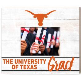 Jardine - Texas Longhorns 13.5" x 11.5" Grad Frame - White