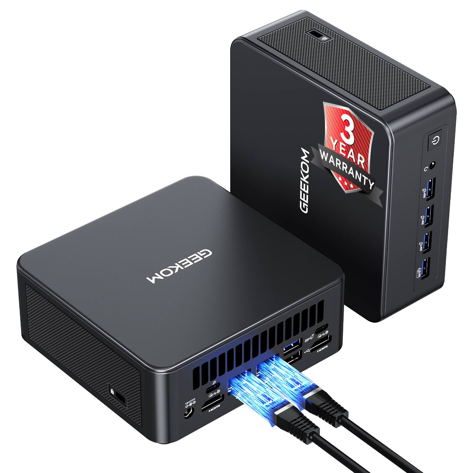 GEEKOM IT13 Max Mini PC, 14th Gen Intel Core Ultra 9 185H, 24GB