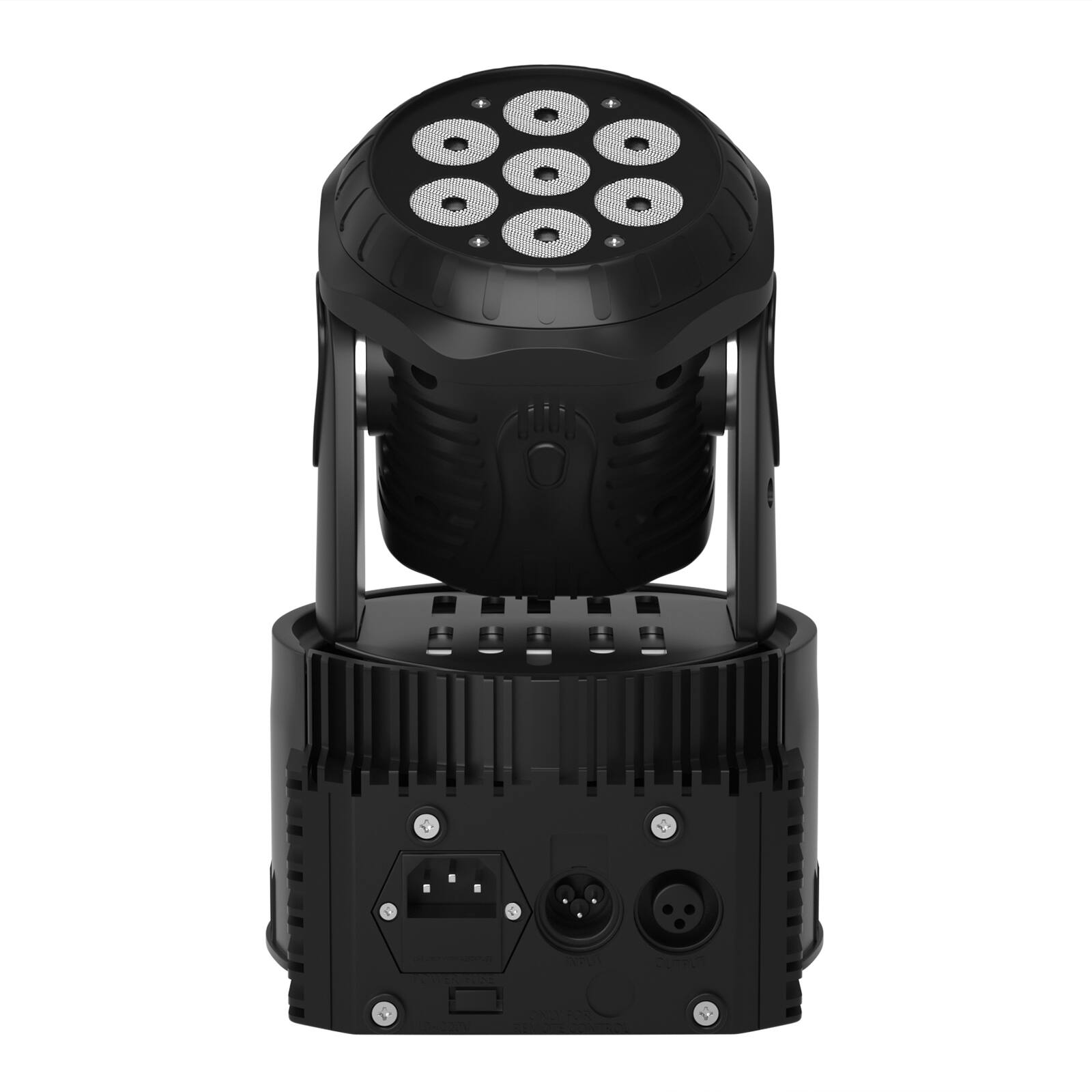 Angle. Topteng - 70W RGBW Moving Head Stage Light -7x10W LED,DMX512/Sound/Auto/Master-Slave Control,540° Pan&270° Tilt for DJ/Disco/Party.