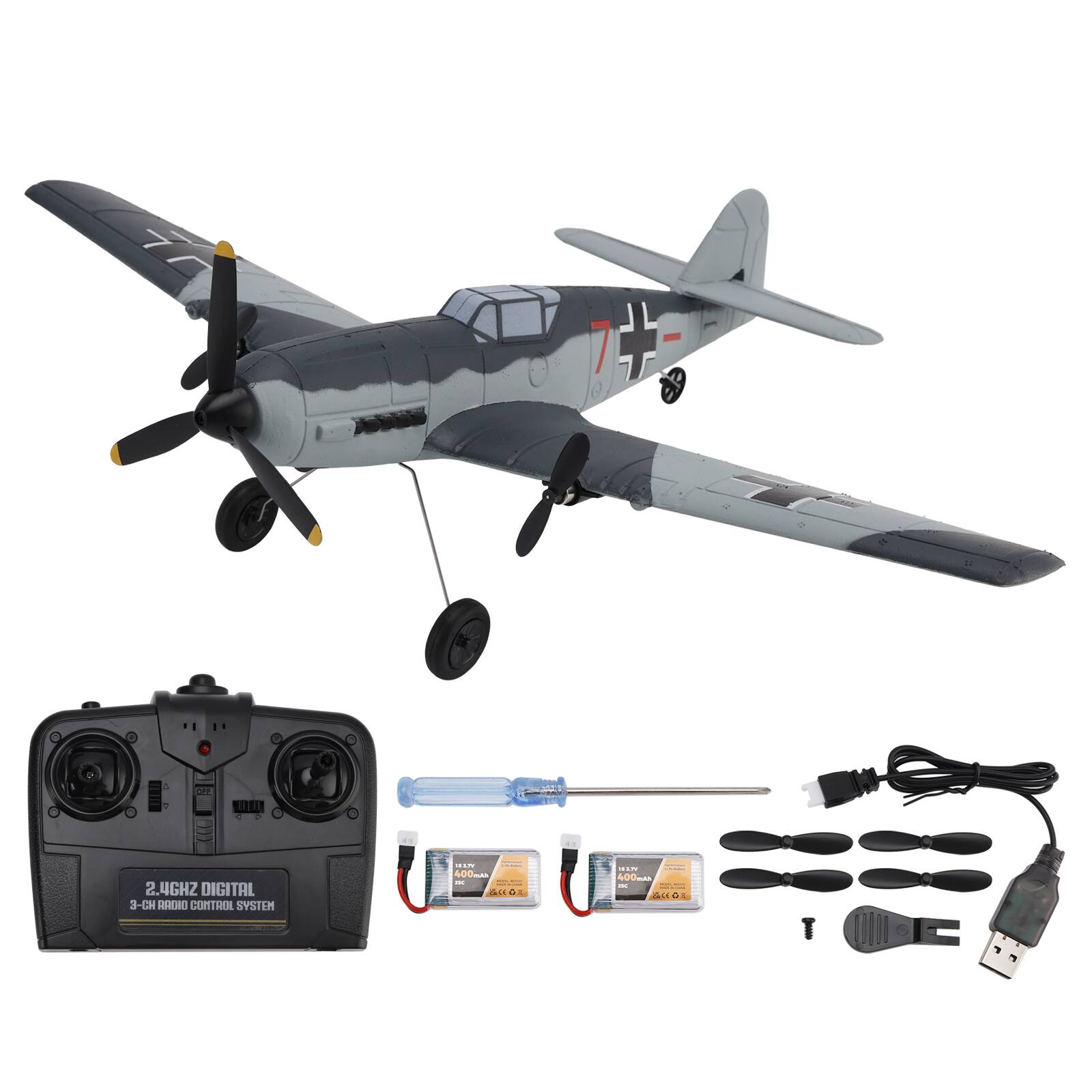 CAS  
2.4GHZ DIGITAL 3-CH RADIO CONTROL SYSTEM  
11STV 4:00man 15% GOO  
SLO 400mAh K ACEOS