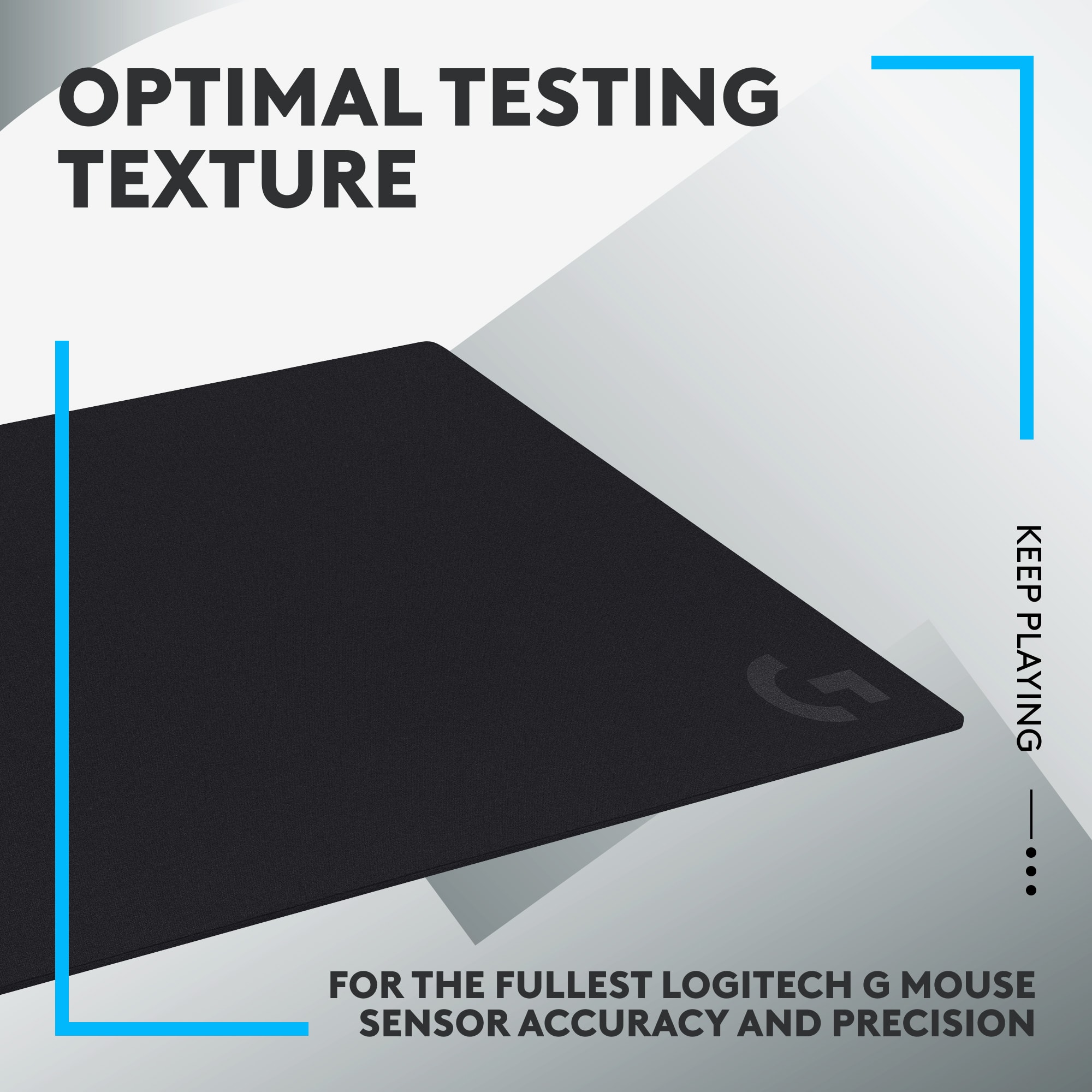 Optimal Testing Texture: Keep Playing for the Fullest Logitech G Mouse Sensor Accuracy and Precision.