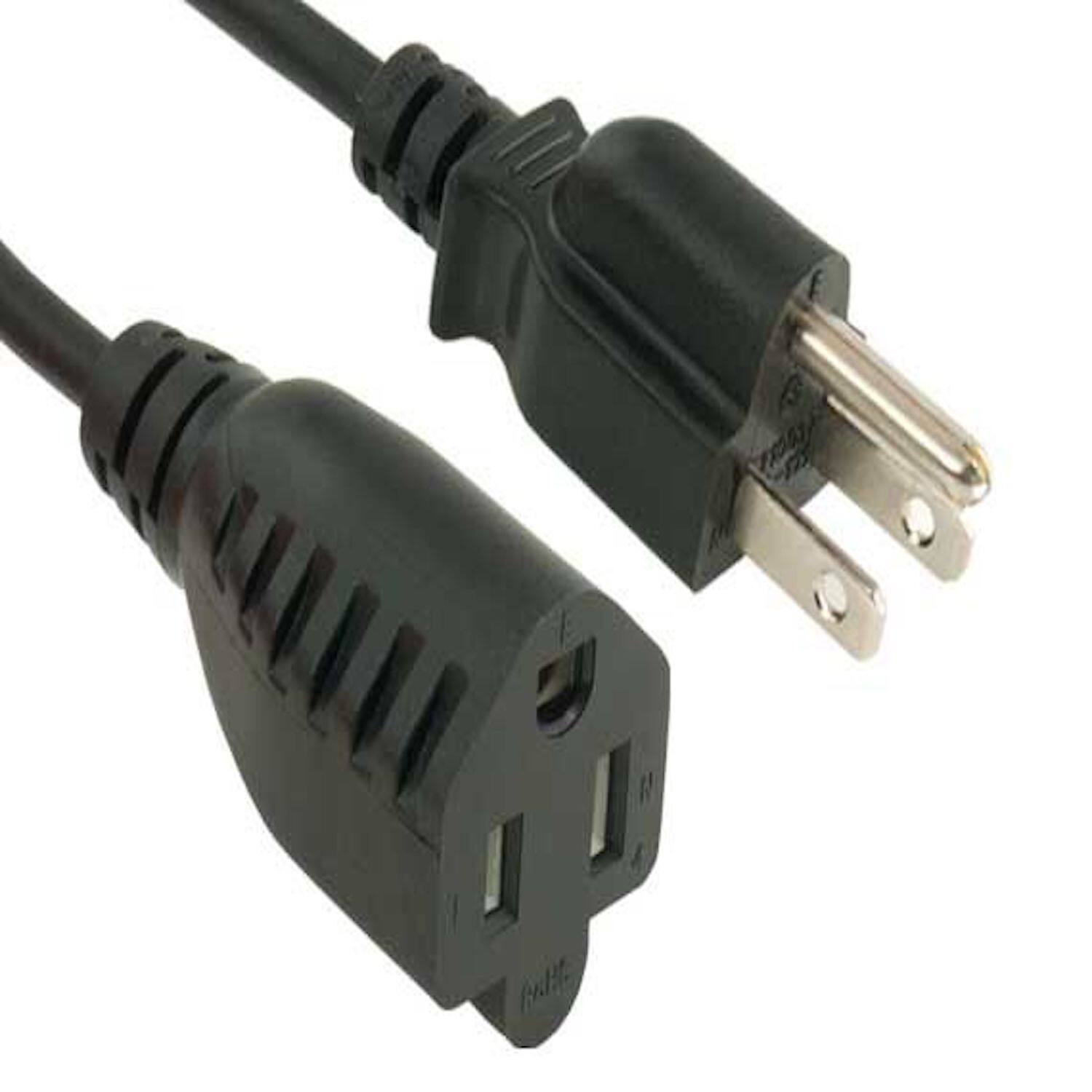 Alt View 1. Sanoxy - SANOXY Cables and Adapters; 100ft 12 AWG SJTW Power Extension Cord for Indoor and Outdoor (NEMA 5-15P to NEMA 5-15R) - Black.