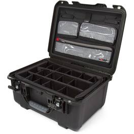 NANUK - Large 933 Waterproof Hard Case with Lid Organizer, Dividers, Black