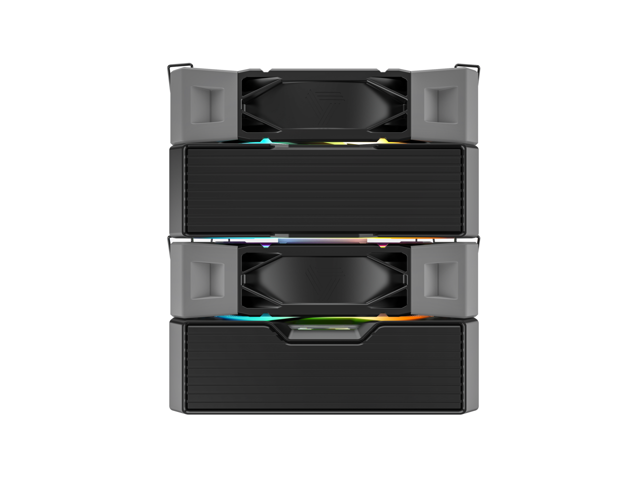 Alt View 5. Montech - MONTECH NX600 ARGB Dual-Tower Cooler | 6 Heatpipes, AM5/LGA1700/1851 | Black - Black.