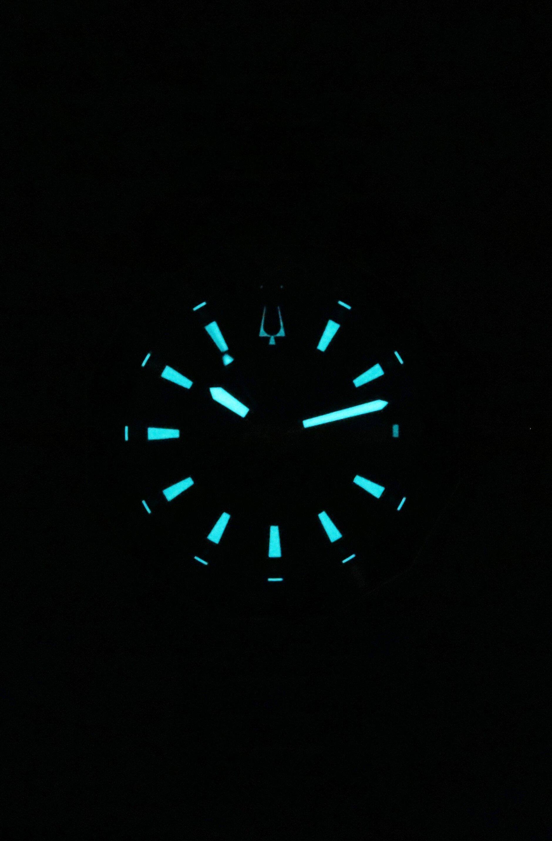 Angle. Bulova - Marine Star Precisionist Quartz 96B433 200M Diver Mens Watch Stainless Steel Blue Dial - Silver, Blue.