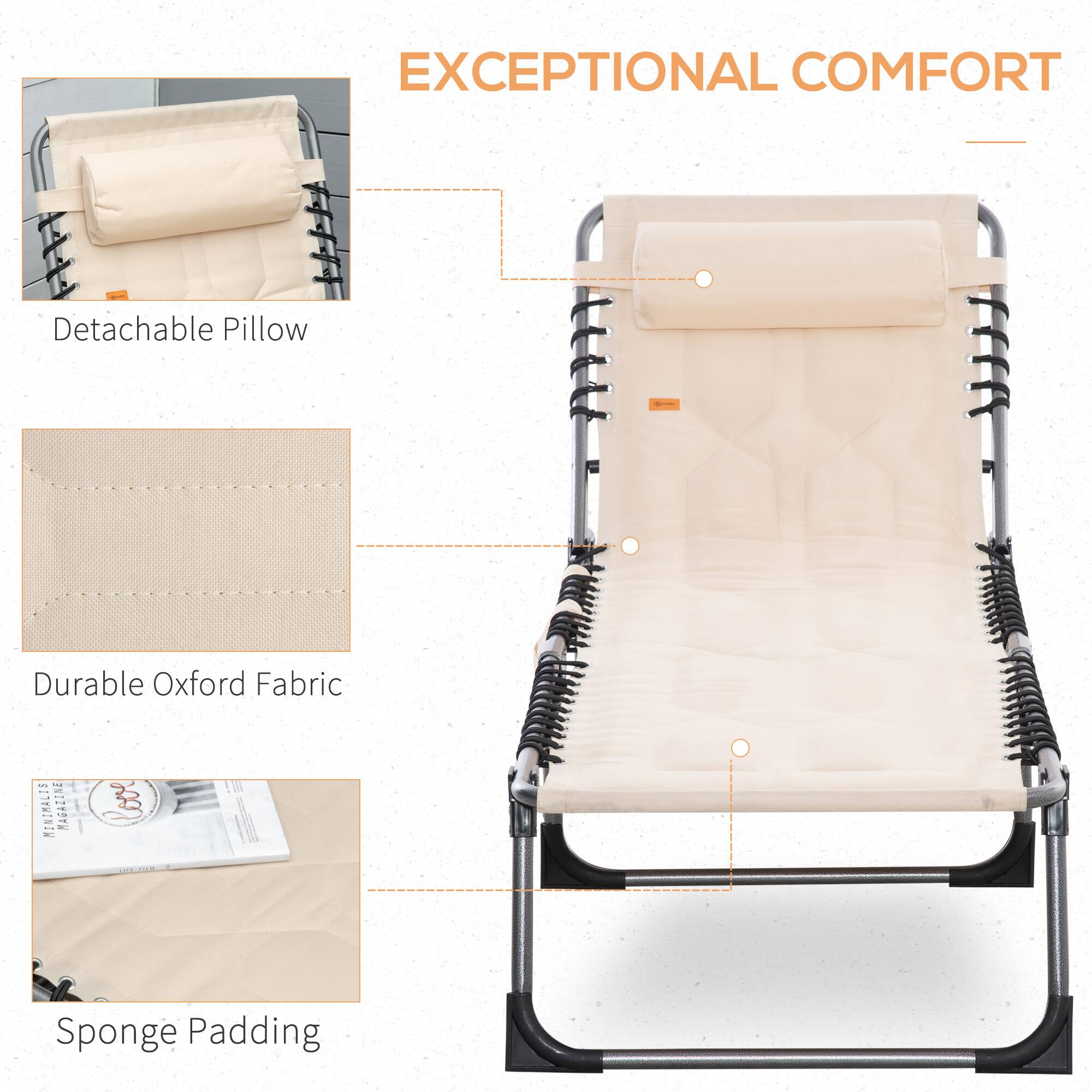 EXCEPTIONAL COMFORT
Detachable Pillow
Durable Oxford Fabric
Sponge Padding