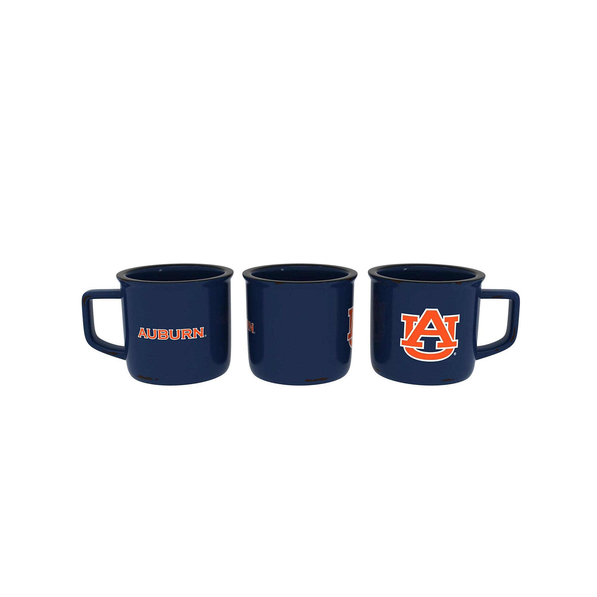 Alt View 1. Evergreen Enterprises - Auburn Tigers 14oz. Ceramic Camp Cup with Gift Box - Multicolor.