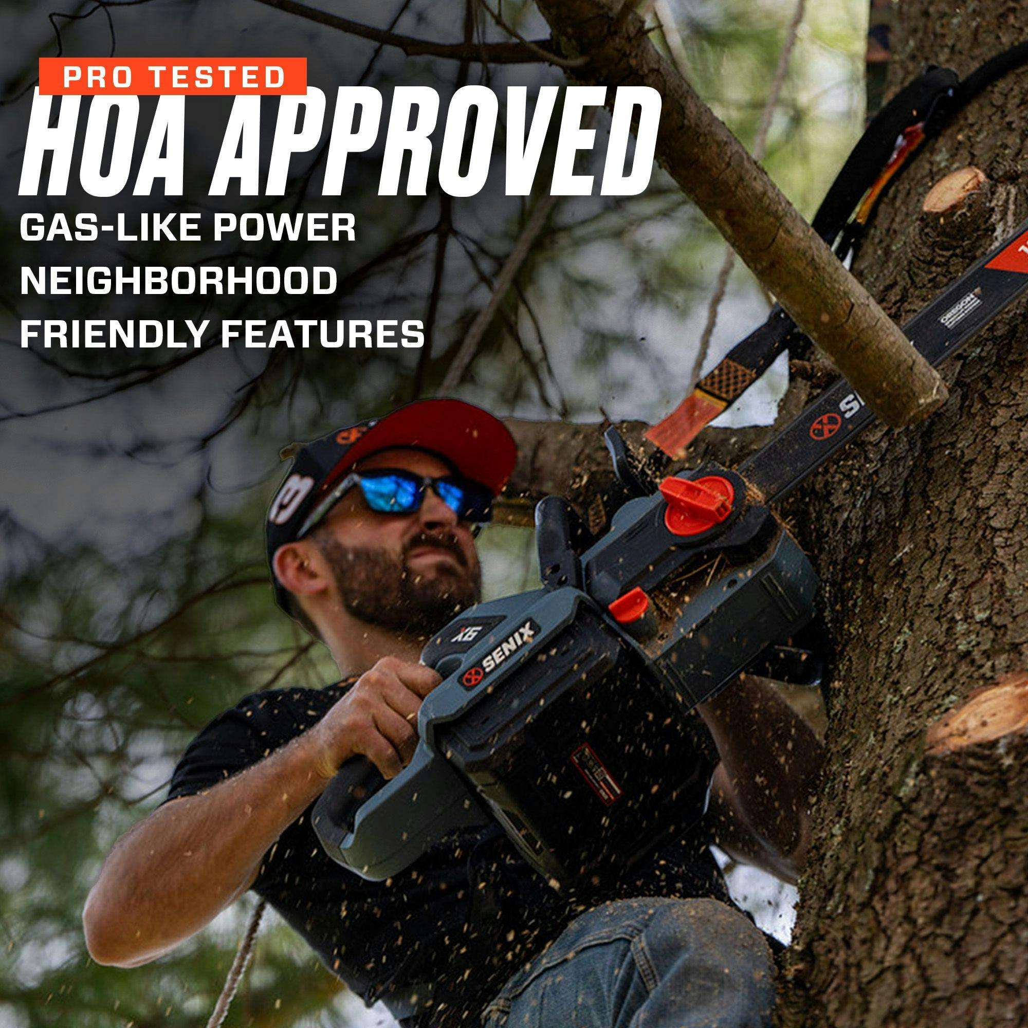 PRO TESTED  
HOA APPROVED  
GAS-LIKE POWER  
NEIGHBORHOOD FRIENDLY FEATURES