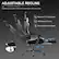 ADJUSTABLE RECLINE
Adjusting the angle of the back naturally to relax your legs
- 90°
- 105°
- 135°
Backrest Tilt Adjustment
360 Degree Swivel
Seat Height Adjustment
Free Lock