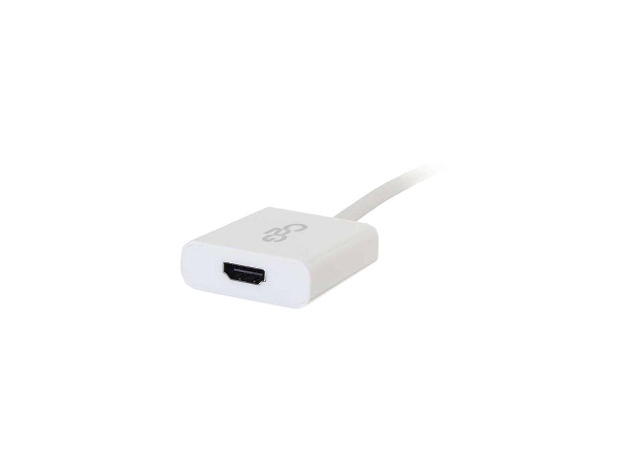 Alt View 2. Cables to Go - C2g Mini Displayport To Hdmi Active Adapter Converter 4K 30Hz - White - White.