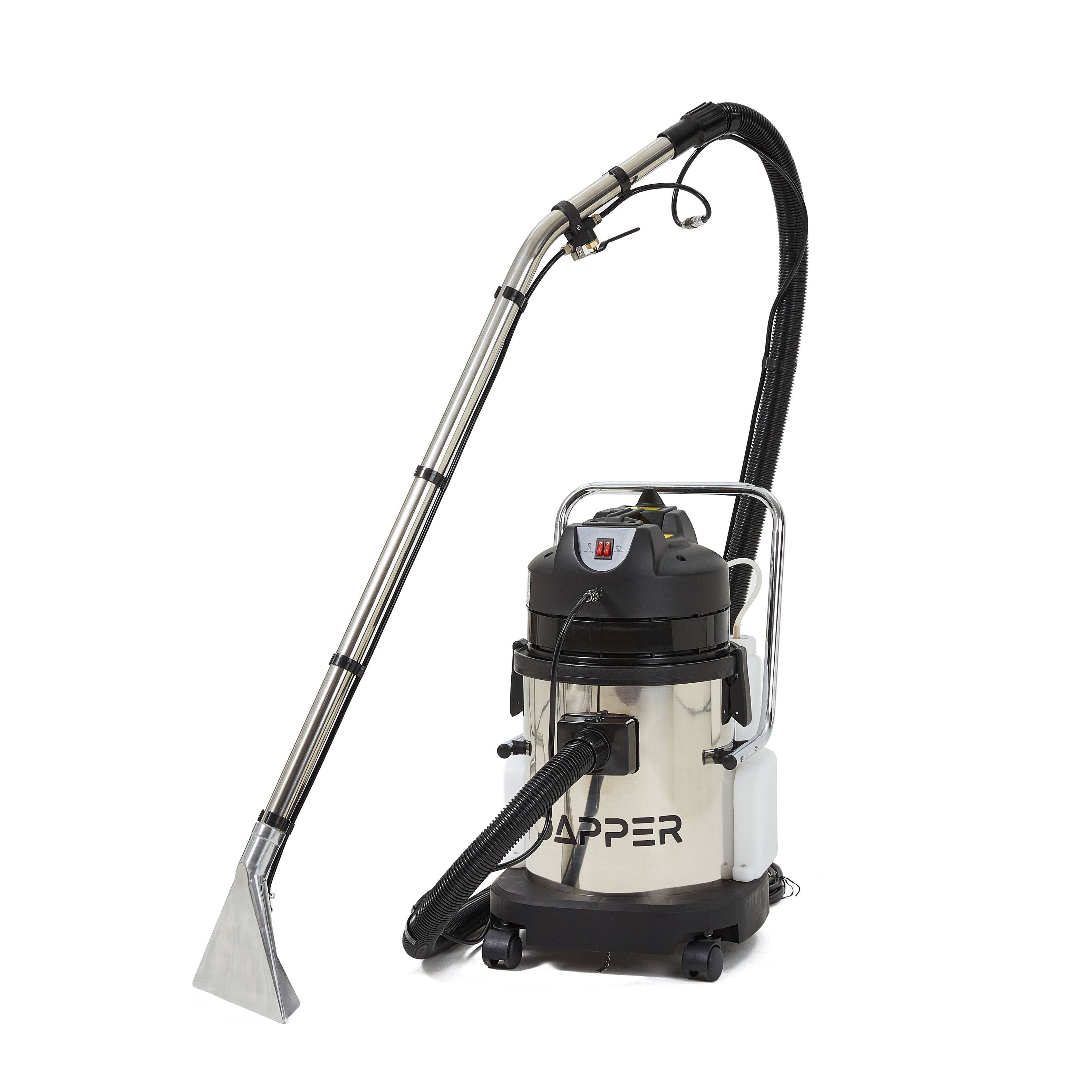 Alt View 9. Dapper Supply - Commercial 4-in-1 Wet/Dry Carpet Extractor, 100 PSI, 2.6 Gal. Solution, 5.5 Gal. Recovery Tank - Gray.