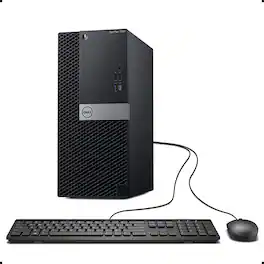 Dell - Refurbished Excellent - Optiplex 7060 Tower Intel i5-8500 32GB 512GB SSD Windows 11 Pro - Black