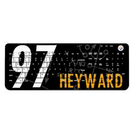Keyscaper - Cameron Heyward Pittsburgh Steelers Wireless Keyboard - Black