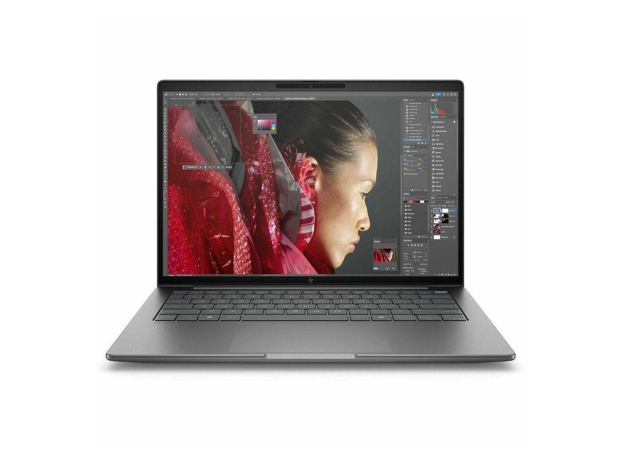 Alt View 4. HP - HP ZBook 8 G1i 14" - Intel Core Ultra 7 255H - 32 GB - 512 GB SSD - Intel Arc 140T GPU - Windows 11 Pro - Silver.