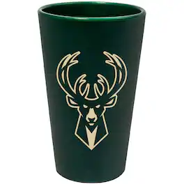 WinCraft - Milwaukee Bucks 16oz. Silicone Pint Glass - Multicolor
