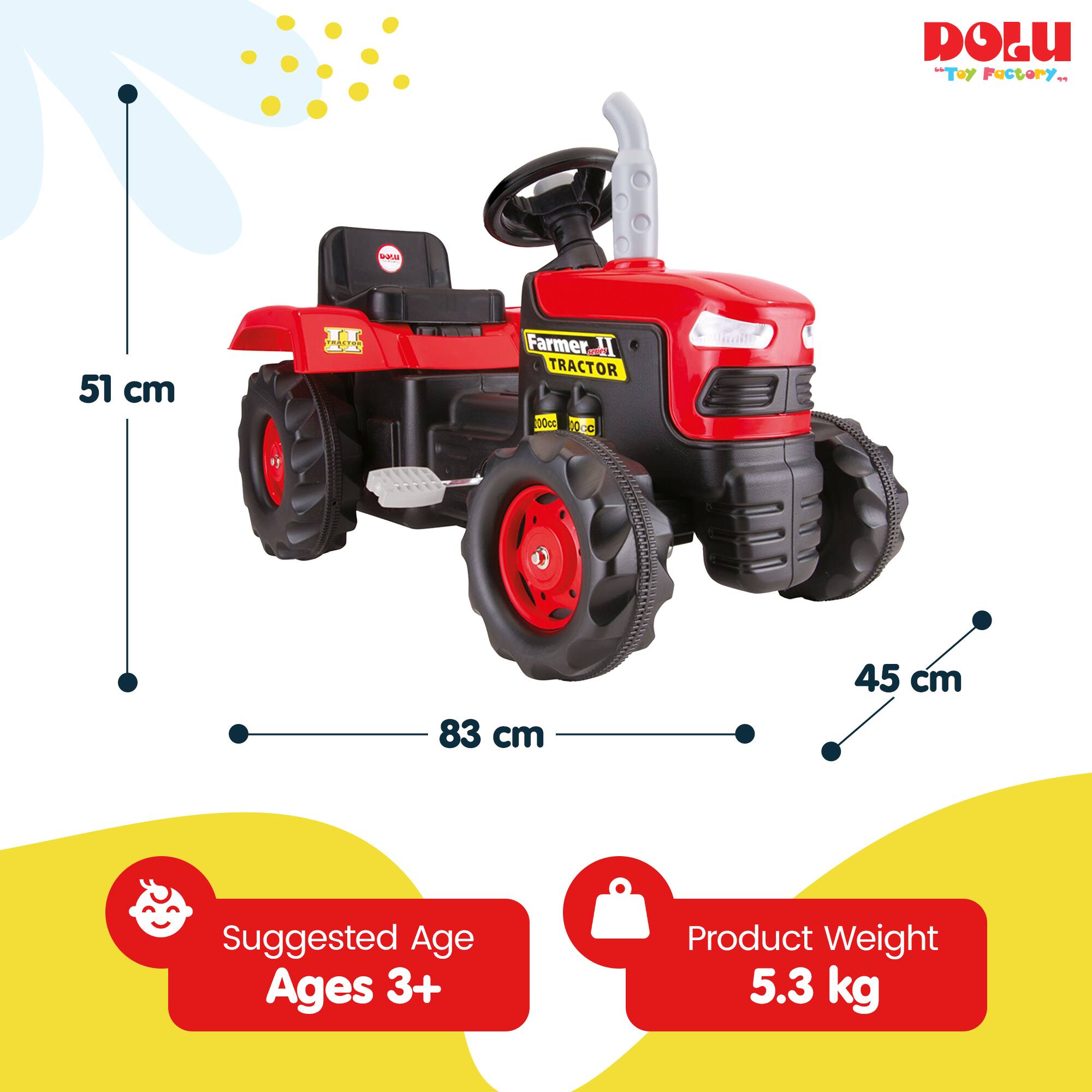 DOLU "TOY Factory"  
1. 51 cm  
2. 83 cm  
3. 45 cm  
Suggested Age: Ages 3+  
Product Weight: 5.3 kg