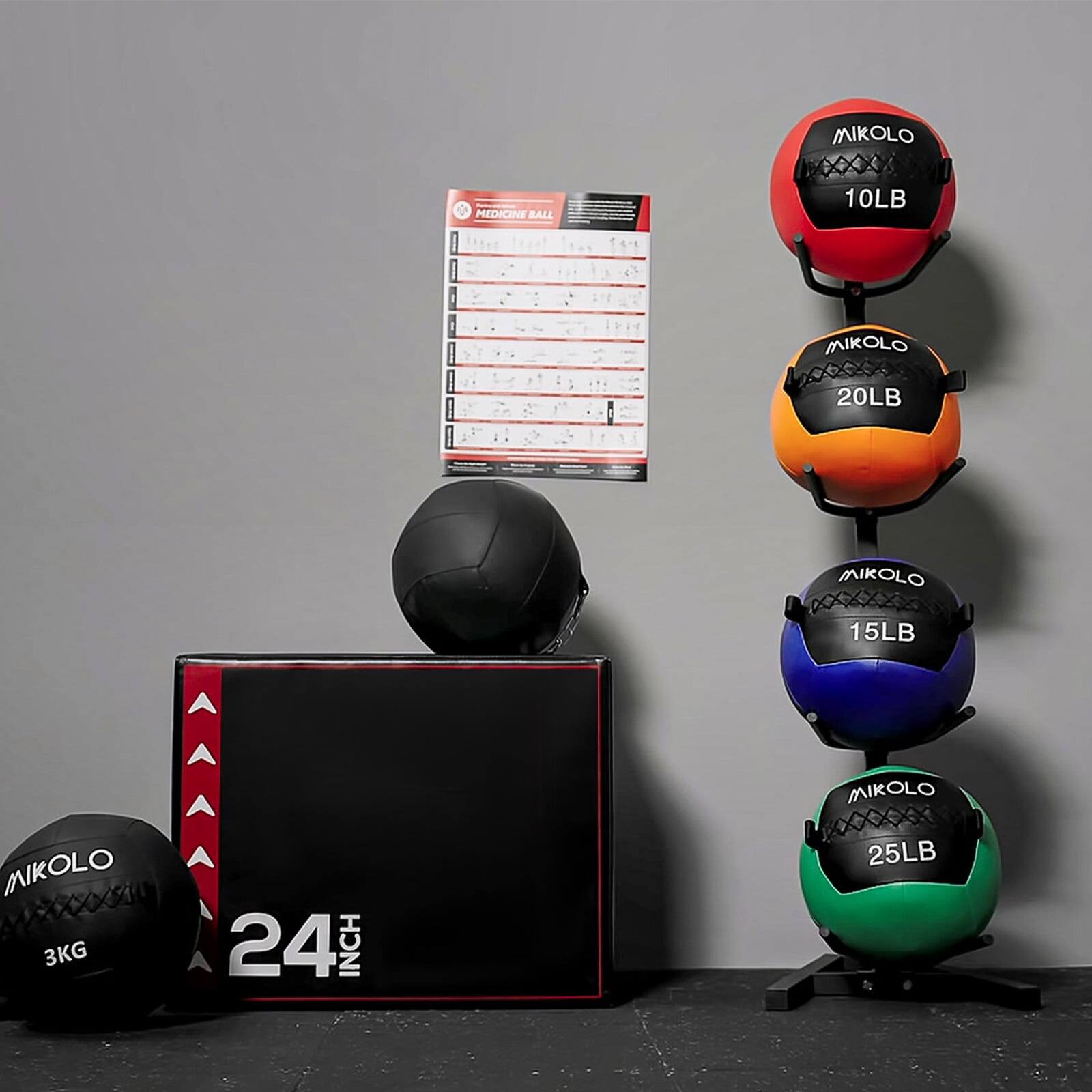 MIKOL MEDICINE BALL  
10LB MIKOL  
20LB MIKOL  
15LB MIKOL  
3KG 24 INCH MIKOL  
25LB MIKOL