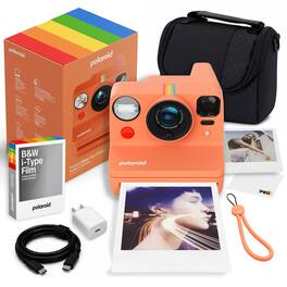 Polaroid - Now+ Generation3 - Black & White Film (8) + Bag + More - Coral