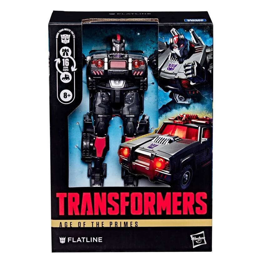 TRANSFORMERS  
AGE OF THE PRIMES  
FLATLINE  

16 STEPS  
8+