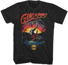 PopMarket - Guns N' Roses - Guns N' Roses - Skater T-Shirt - Medium Black 1216002904 - APPAREL - Multicolor