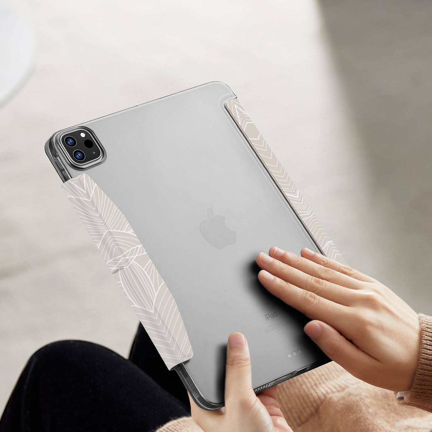 Alt View 15. SaharaCase - Inspire Series Folio Case for Apple iPad Pro (M4) 11" 2024 - Desert Rose.