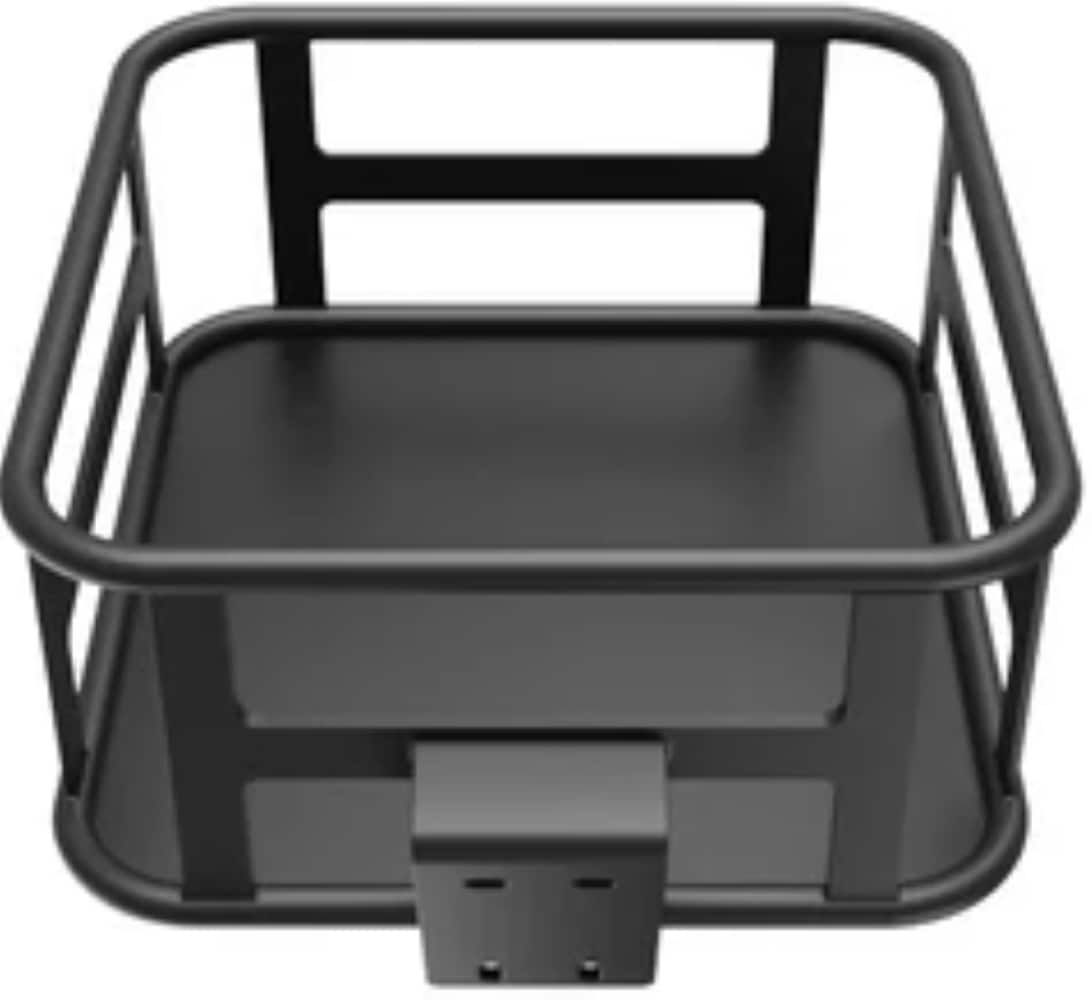 Heybike - Front Basket Iron Bottom - Black - Front_Zoom