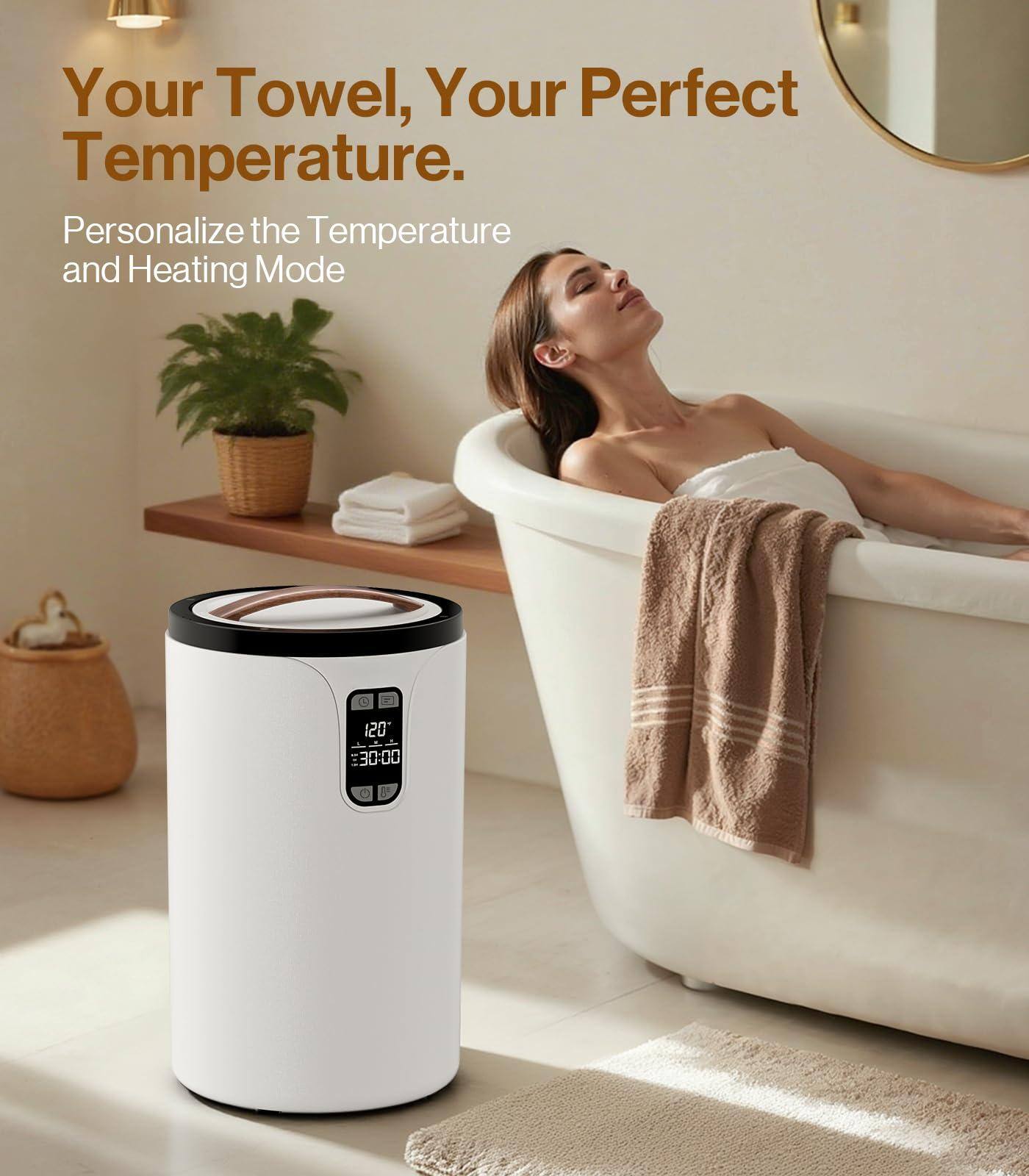 Your Towel, Your Perfect Temperature.

Personalize the Temperature and Heating Mode