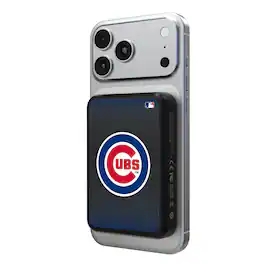Keyscaper - Chicago Cubs Wireless Magnetic Power Bank - Black
