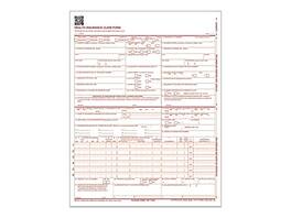 Adams - CMS-1500 Health Insurance Claims, 100/Pack - White/Red