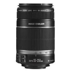 Canon - EF-S 55-250mm f/4-5.6 is Image Stabilizer Telephoto Zoom Lens (International Model) - Black