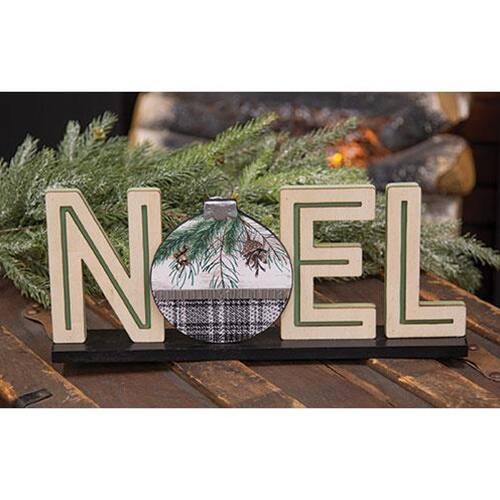 Angle. BreeBe - *Noel w/Ornament on Base - Multi.