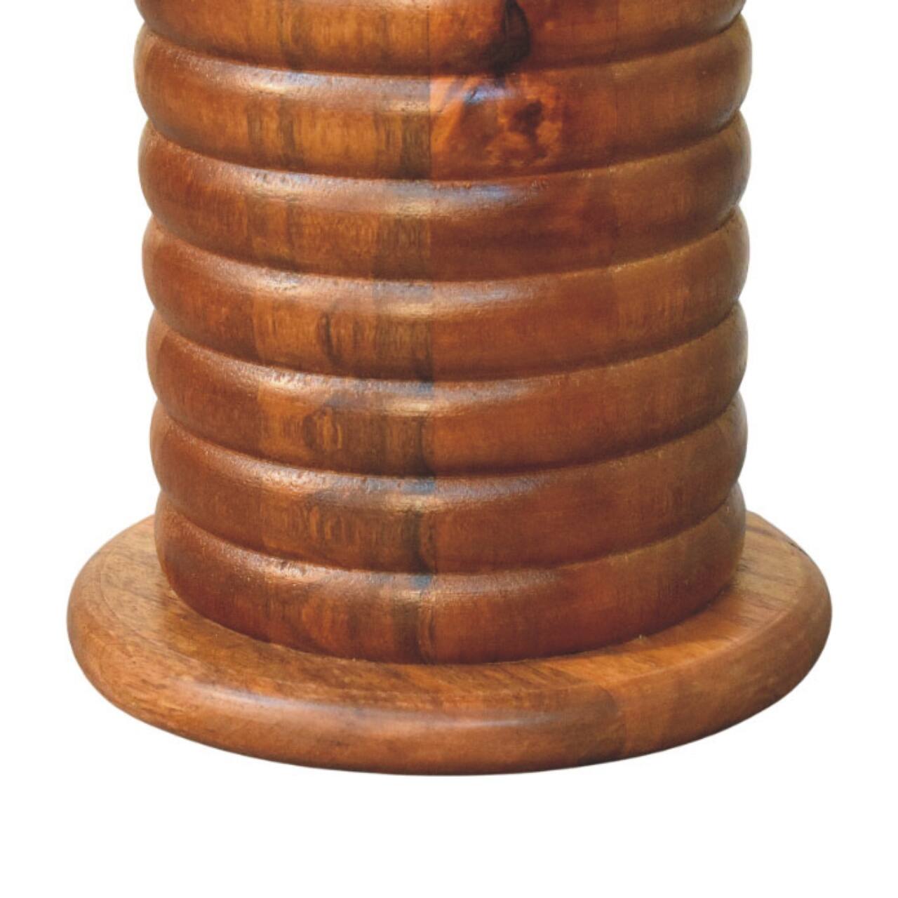 Alt View 1. Artisan Furniture - Artisan Furniture Solid WoodSculpted Leg Console - Brown.