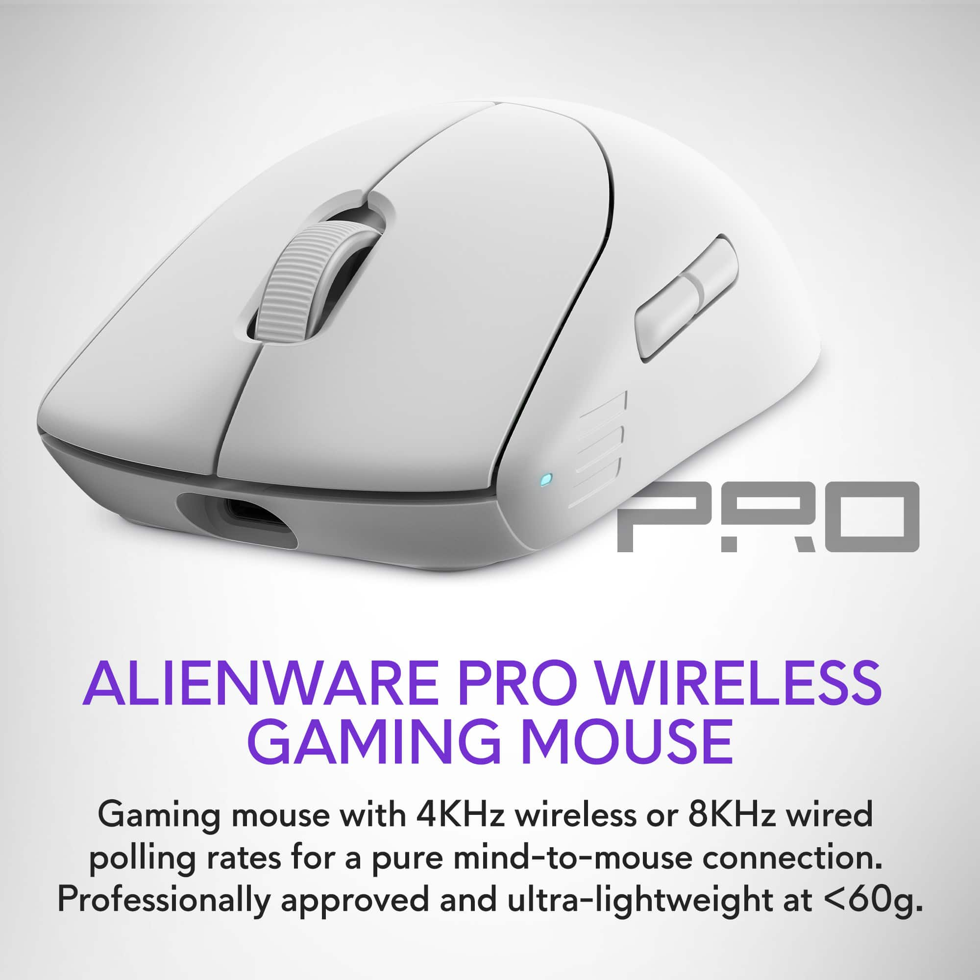 Alienware Pro Wireless Gaming Mouse – Lunar Light Sansujyuku sansujyuku.com