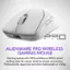 PRO ALIENWARE PRO WIRELESS GAMING MOUSE Gaming mouse with 4KHz wireless or 8KHz wired polling rates for a pure mind-to-mouse connection. Professionally approved and ultra-lightweight at <60g.