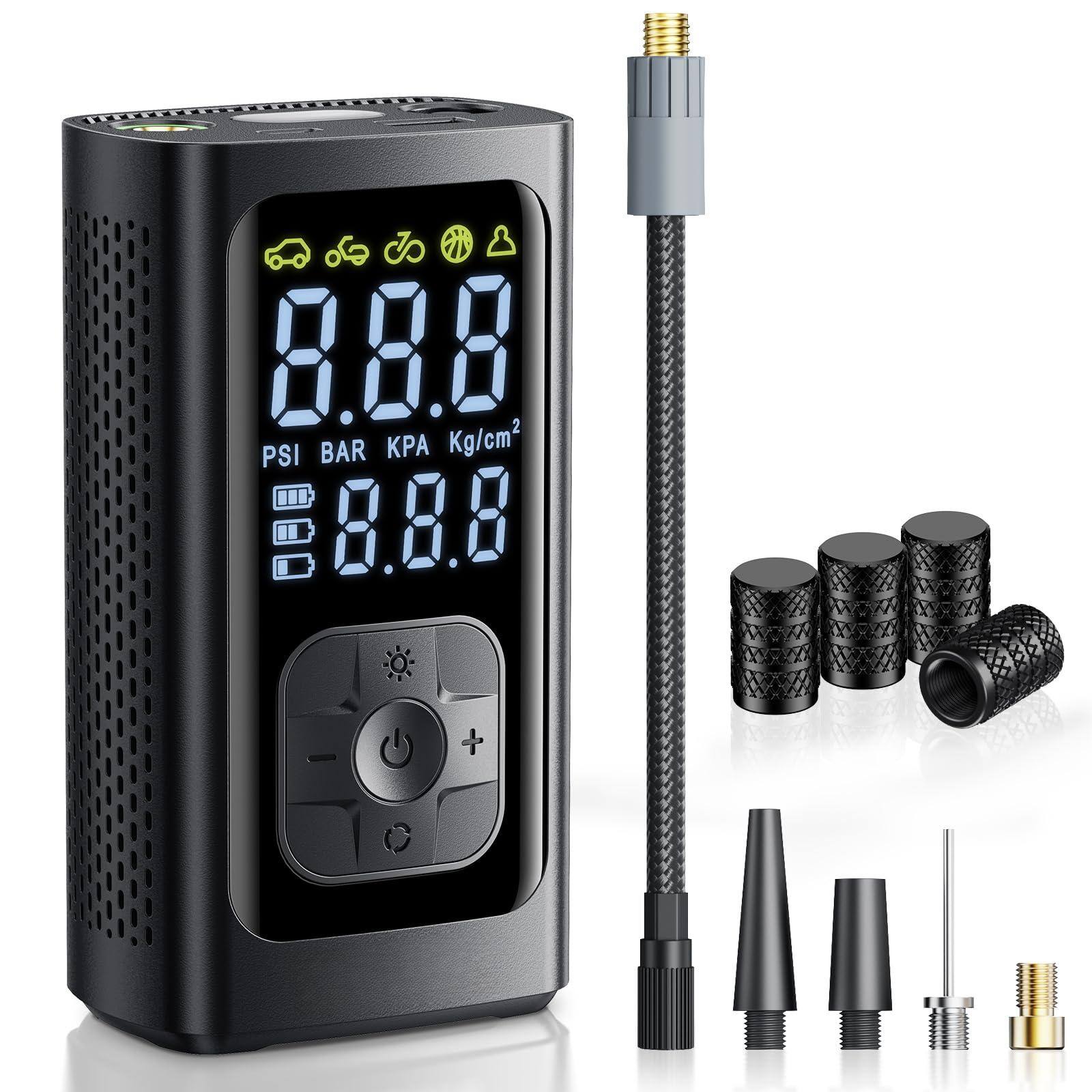 JETRANSPORT Tire Inflator Portable Air Compressor 150psi 2x Faster ...