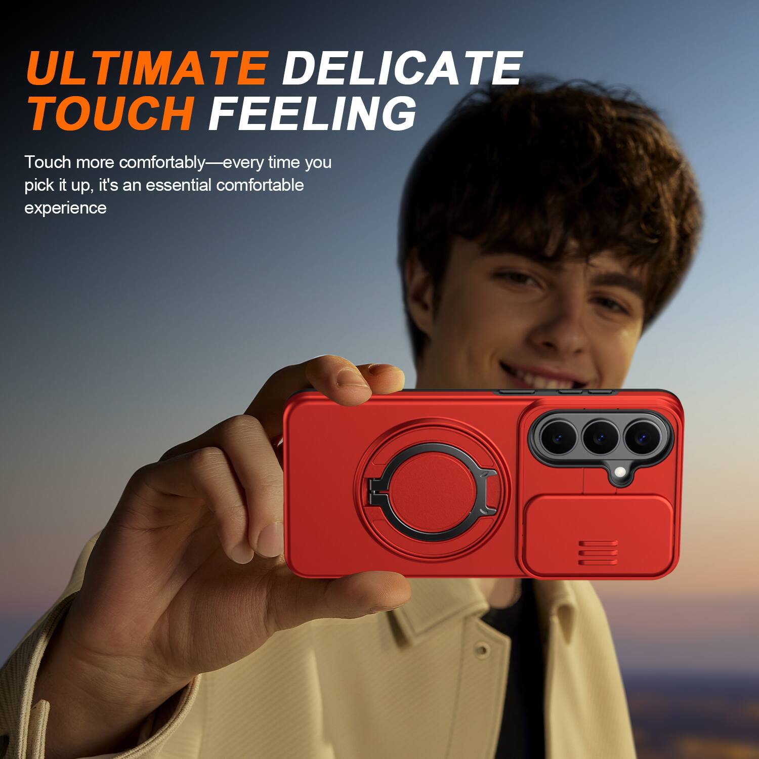 ULTIMATE DELICATE TOUCH FEELING

Touch more comfortably—every time you pick it up, it's an essential comfortable experience
