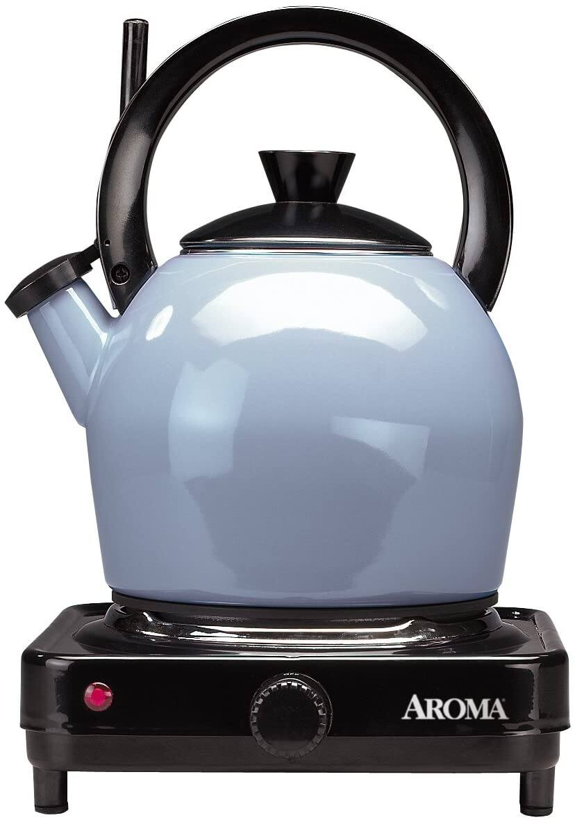 Alt View 3. AROMA - Aroma AHP 303 Single Burner Plate - Black.