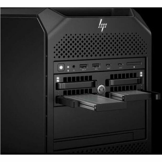 Alt View 3. HP - HP Z6 G5 Workstation - 1 Xeon w5-3435X - vPro Technology - 32 GB - 512 GB SSD - Tower - Black - Smart Buy - Intel W790 - Black.