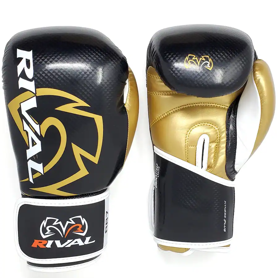 RIVAL Boxing RB7 Fitness Plus Hook And Loop Bag Gloves XS Black Gold rival-boxing-rb7-fitness-plus-hook-and-loop-bag-gloves-xs-black-gold