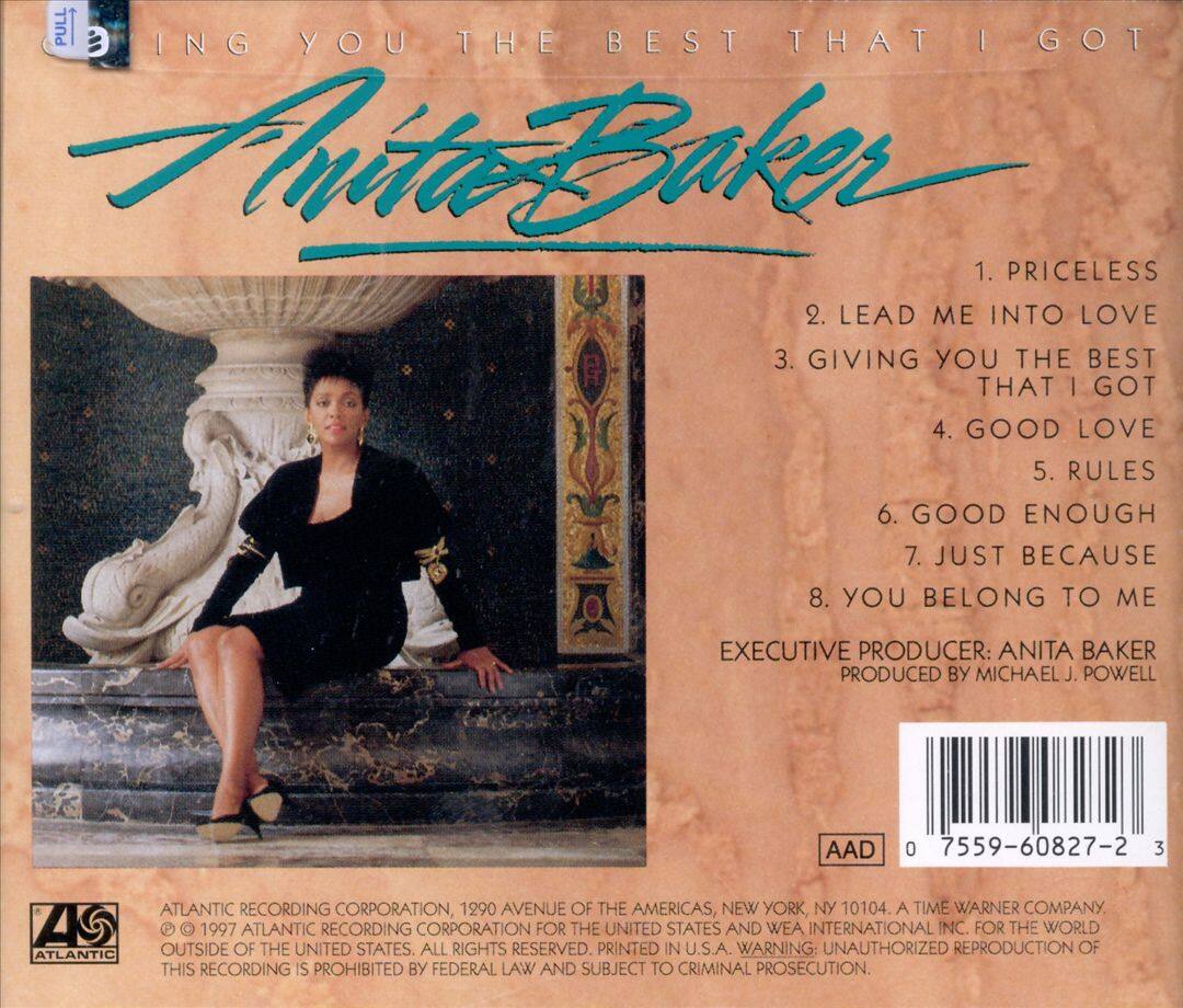 Back. Giving You the Best That I Got [CD].