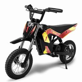 Wisairt - Kids Electric Dirt Bike 36V, 15.5 MPH Ride-On Motorcycle with Adjustable Speed Modes for Ages 5-10 - Red