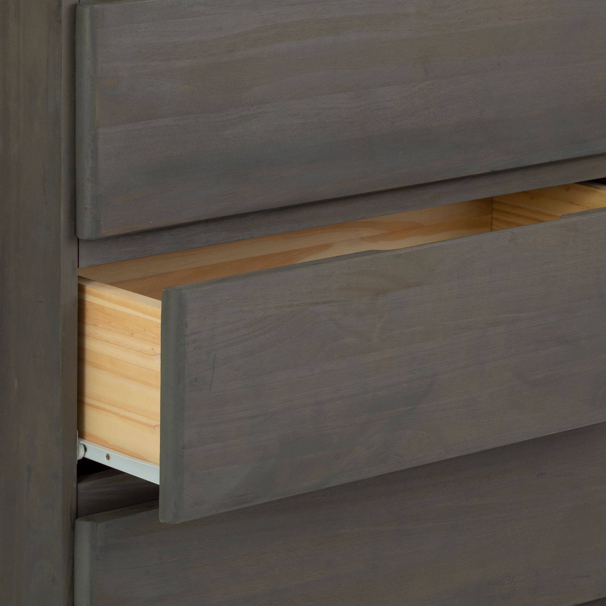 Alt View 3. Plank+Beam - Plank+Beam Modern Farmhouse 6 Drawer Dresser, Driftwood - Driftwood.