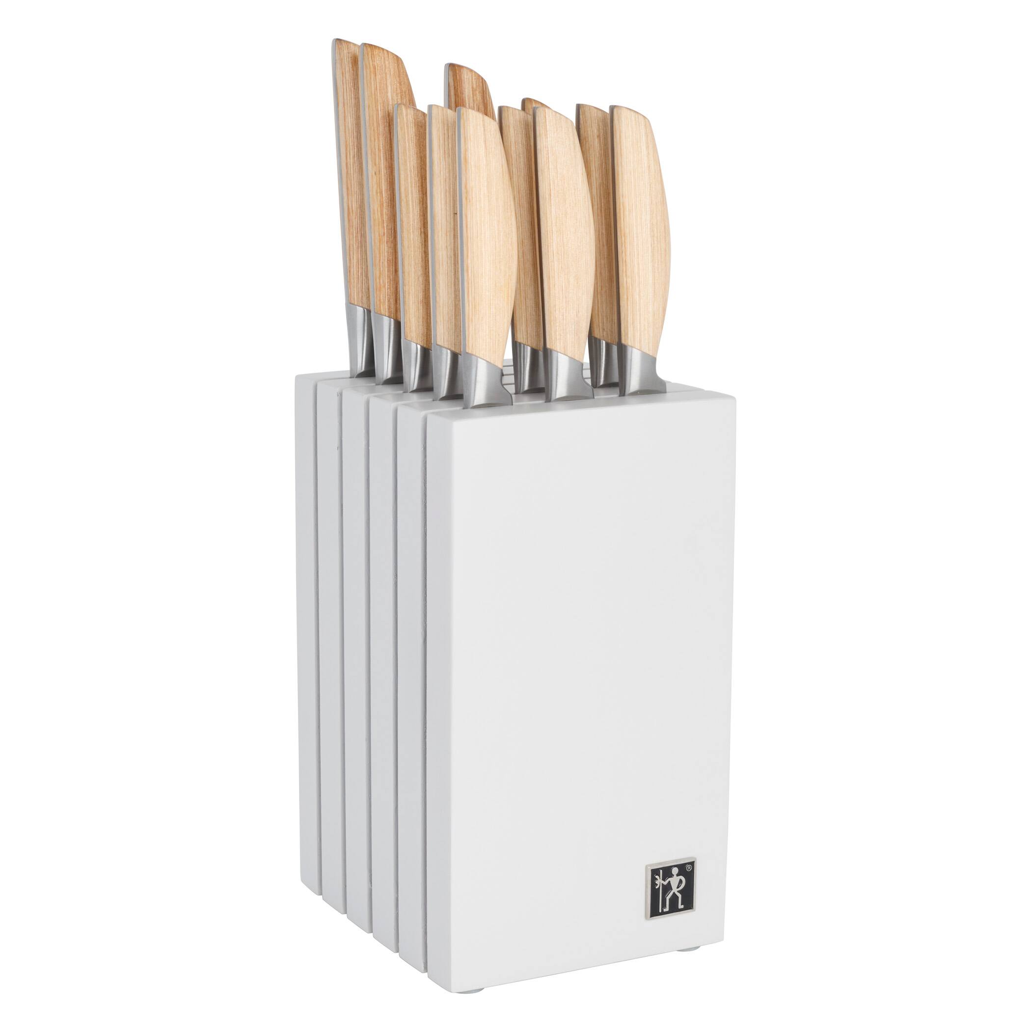 Alt View 2. Henckels - Henckels Pakka 13-pc Knife Block Set - White.