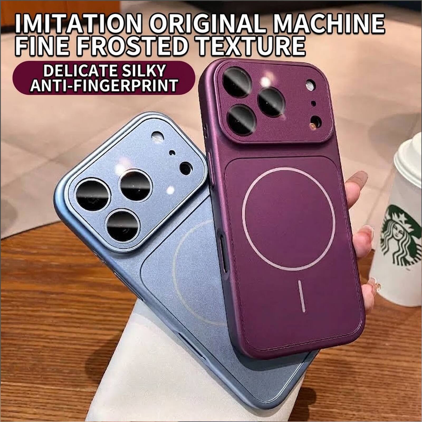 IMITATION ORIGINAL MACHINE FINE FROSTED TEXTURE  
DELICATE SILKY ANTI-FINGERPRINT