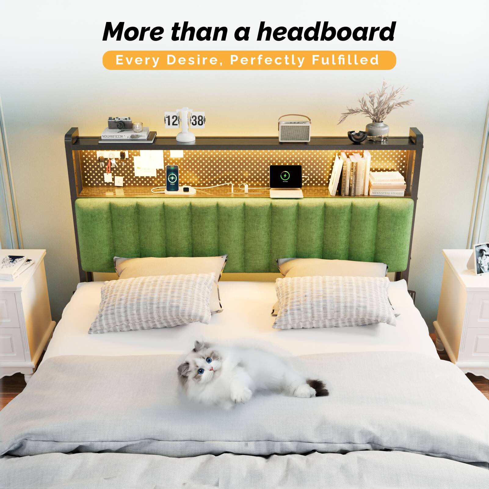 More than a headboard  
Every Desire, Perfectly Fulfilled