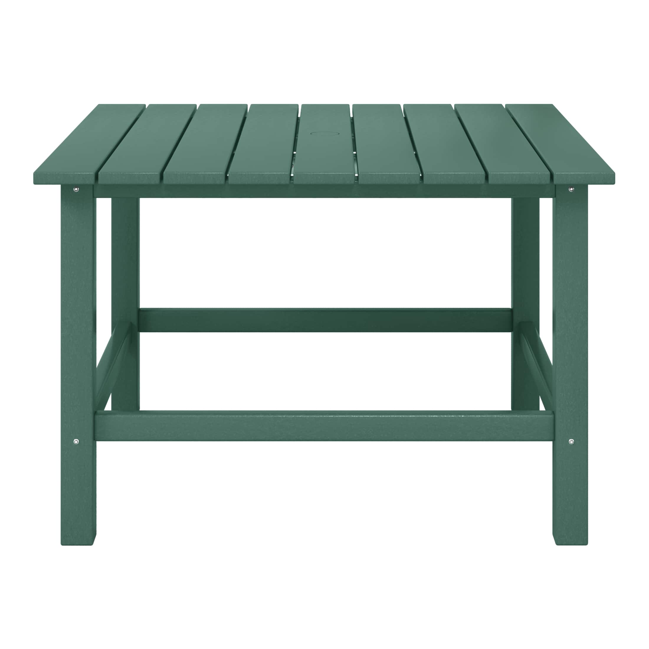 "WestinTrends - Malibu Kids Outdoor Patio Furniture HDPE 30"" Wide Square Dining Table - Dark Green" price history on PriceWatchPro