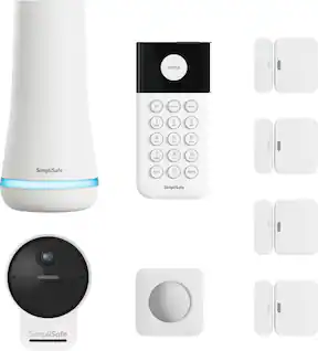 SimpliSafe - 8pc Outdoor Home Security System - White